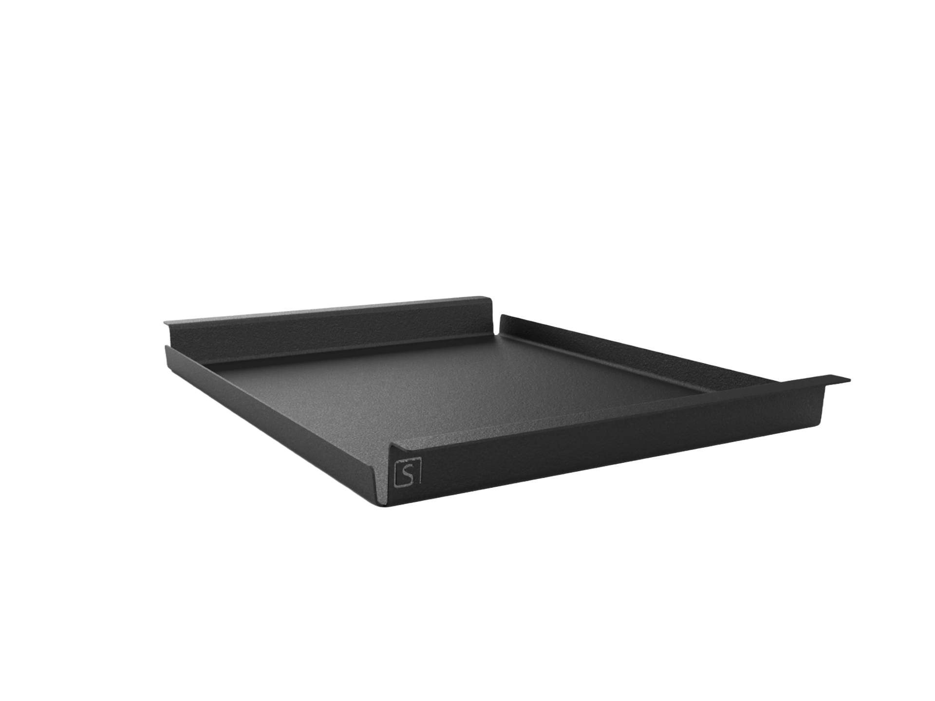 Large shop black tray